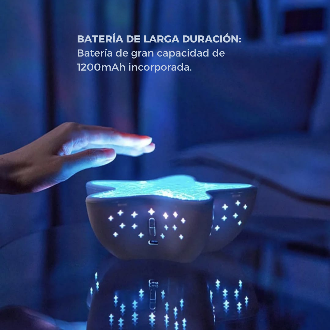 Estrella de luz Aurora Boreal: ilumina tu espacio con 7 colores mágicos.