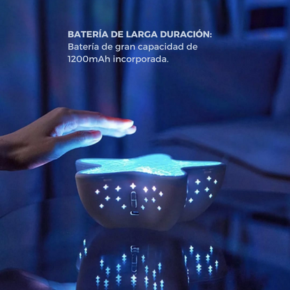 Estrella de luz Aurora Boreal: ilumina tu espacio con 7 colores mágicos.